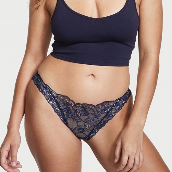 Victoria's Secret Dream Angels Allure Shine Cheekini Panty Ensign Large NEW - Picture 4 of 7